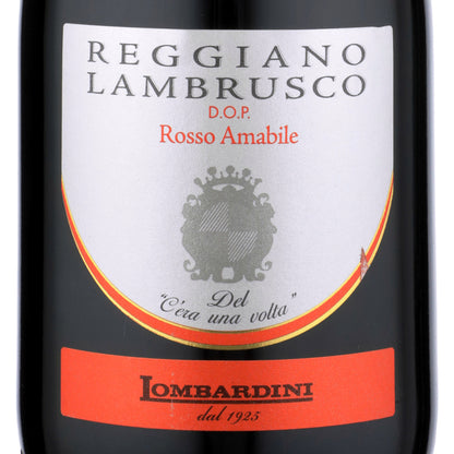 Lombardini Lambrusco Secco C'Era Una Volta Reggiano - 750ML - Front Label