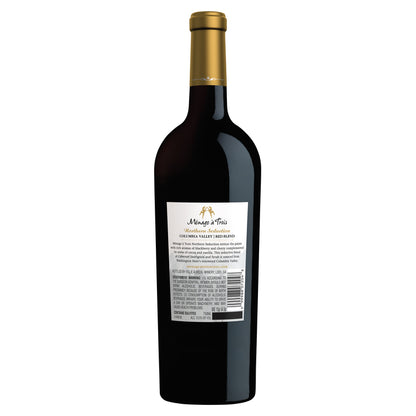 Menage A Trois Red Blend Northern Seduction Limited Release Columbia V - 750ML - Back