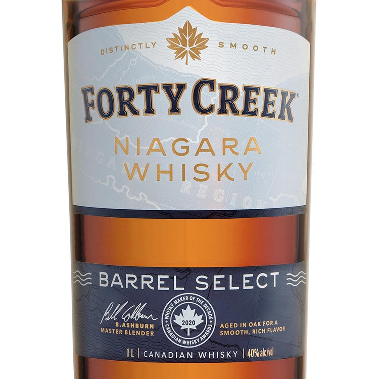 Forty Creek Canadian Whisky Barrel Select 80 - 1.0L - Front Label