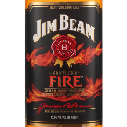 Jim Beam Cinnamon Flavored Whiskey Kentucky Fire 65 - 750ML
