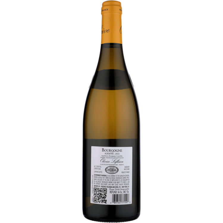 Olivier Leflaive Bourgogne Aligote Recolte Du Domaine 2022 - 750ML