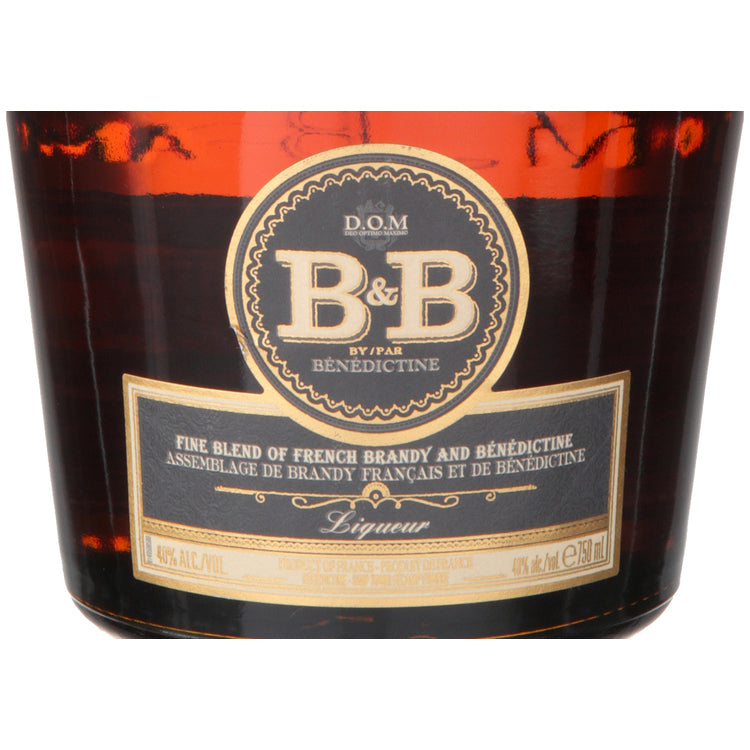 Benedictine Brandy Liqueur B&B 80 - 750ML - Front Label