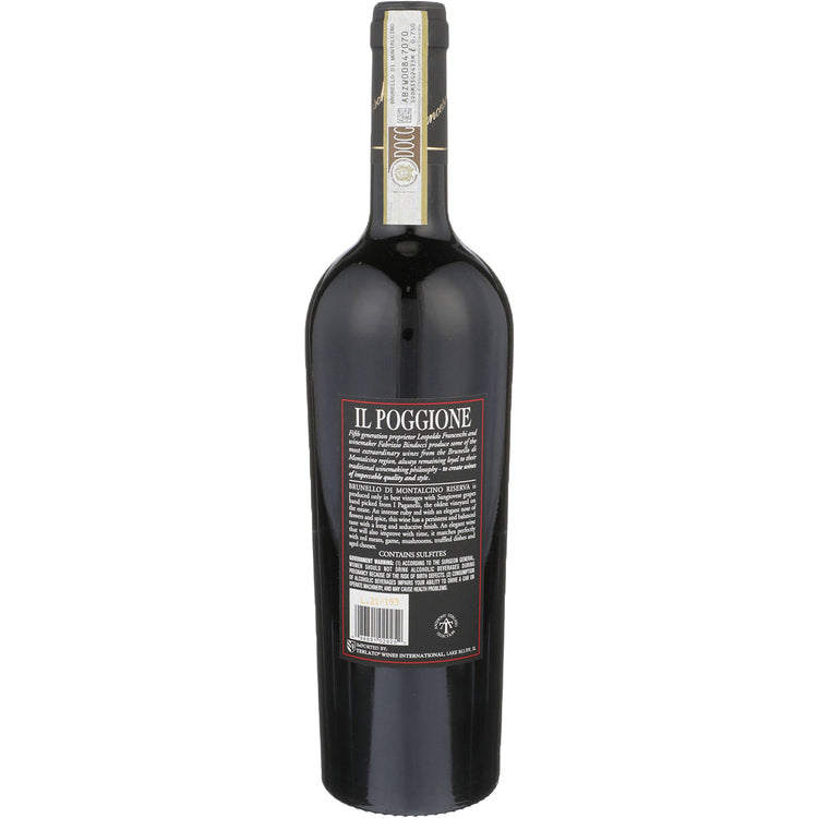 Il Poggione Brunello Di Montalcino Vigna Paganelli Riserva 2019 Wood B - 3.0L - Back