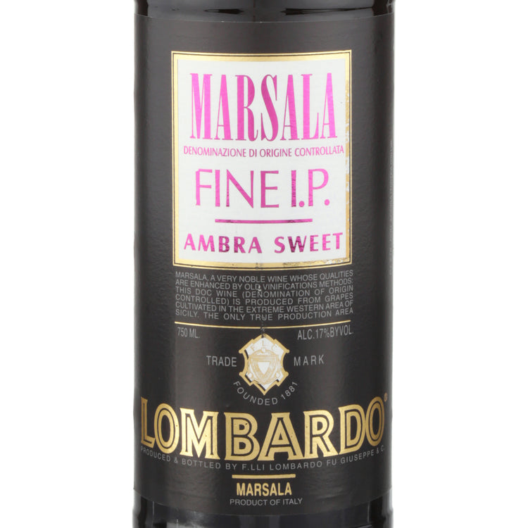 Lombardo Marsala Ambra Sweet Fine I.P. - 750ML - Front Label