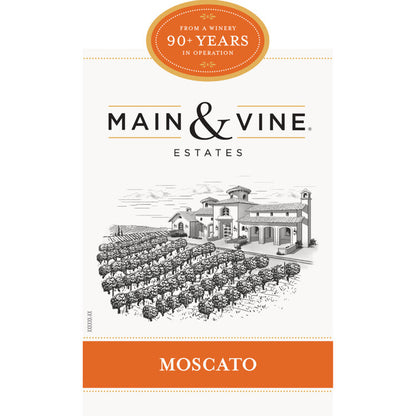 Beringer Main & Vine Moscato California - 750ML - Front Label
