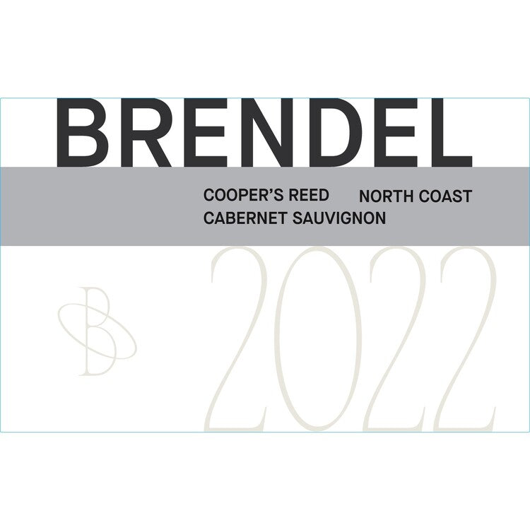 Brendel Wines Cabernet Sauvignon Cooper's Reed North Coast 2022 - 750ML - Front Label
