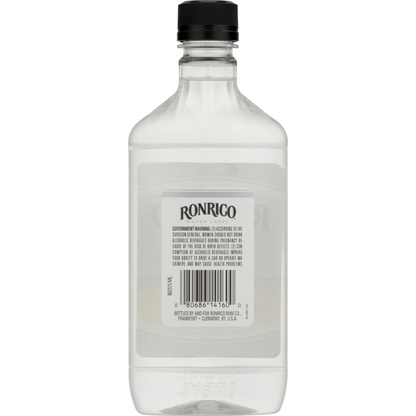 Ronrico Light Rum Silver Label 80 - 375ML - Back