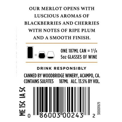 Woodbridge Merlot California - 187ML