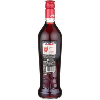 Cinzano Vermouth Sweet Rosso Riserva - 750ML - Back