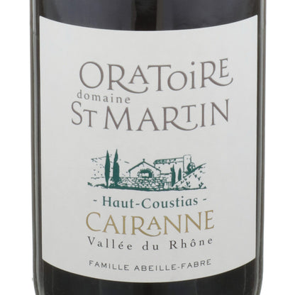 Oratoire St Martin Cairanne Rouge Haut Coustias 2019 - 750ML - Front Label