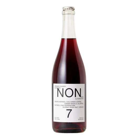 Non 7 Stewed Cherry & Coffee Non Alcoholic Wine Alternative - 750ML - Front