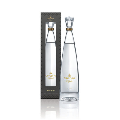 Cincoro Tequila Blanco 80 W/ Gift Box - 750ML - Front