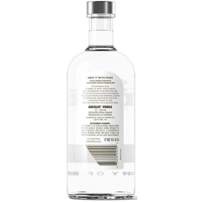 Absolut Vodka Colors Limited Edition 80 - 750ML - Back