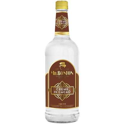 Mr. Boston Creme De Cacao White 30 - 1.0L - Front