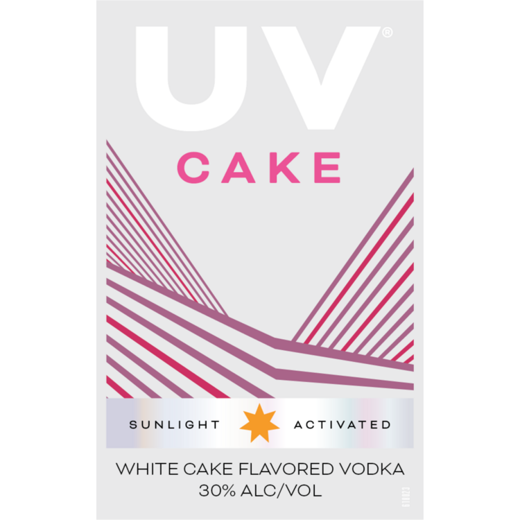 Uv Cake Flavored Vodka 60 - 200ML - Front Label