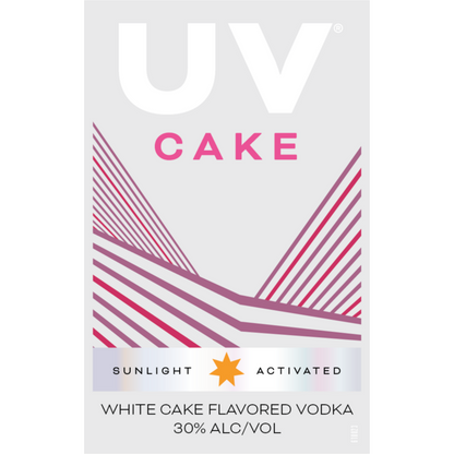 Uv Cake Flavored Vodka 60 - 200ML - Front Label