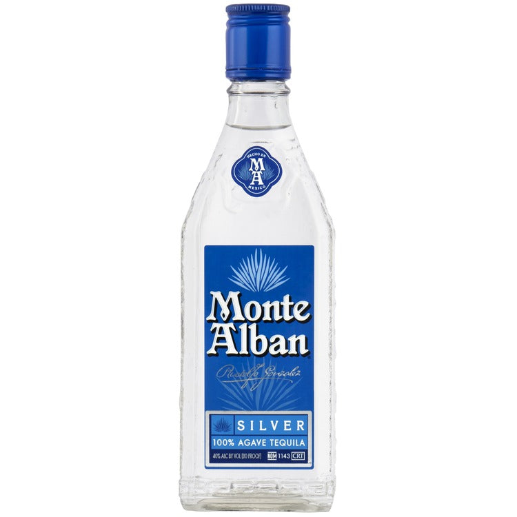 Monte Alban Tequila Silver 80 - 375ML - Front