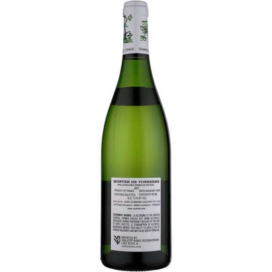 Domaine Vocoret & Fils Chablis Montee De Tonnerre Premier Cru 2023 - 750ML - Back