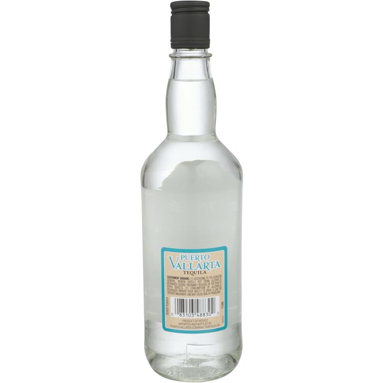 Puerto Vallarta Tequila Blanco 80 - 750ML - Back