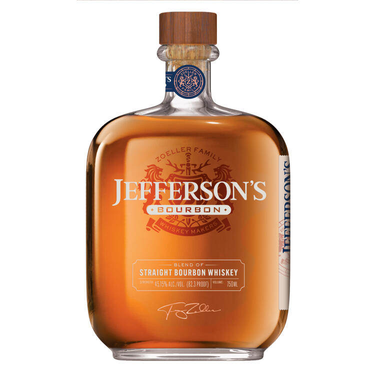 Jefferson's Straight Bourbon 82.3 - 750ML - Front