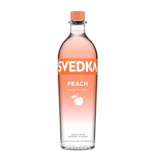 Svedka Peach Flavored Vodka 70 - 1.0L - Front