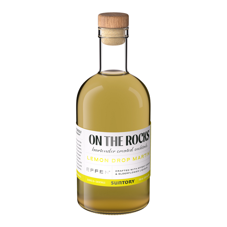 Otr-On The Rocks Lemon Drop Martini Crafted With Effen Vodka 40 - 750ML - Front Label