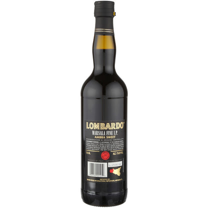 Lombardo Marsala Ambra Sweet Fine I.P. - 750ML - Back