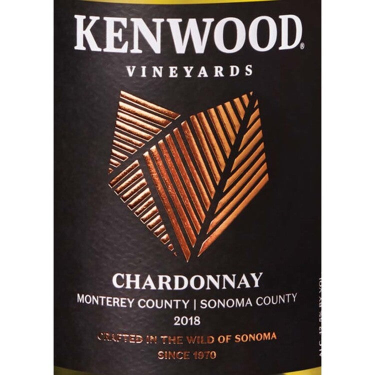 Kenwood Chardonnay California - 750ML - Front Label