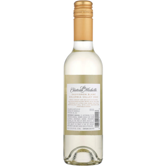 Chateau Ste. Michelle Sauvignon Blanc Columbia Valley - 375ML - Back