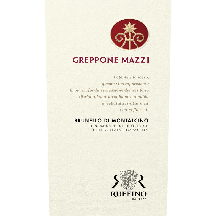 Tenuta Greppone Mazzi Brunello Di Montalcino 2018 Wood Box - 750ML
