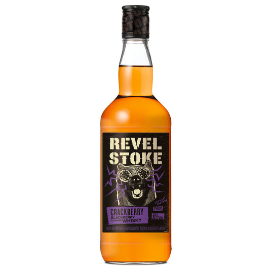 Revel Stoke Blackberry Flavored Whiskey Crackberry 70 - 750ML - Front