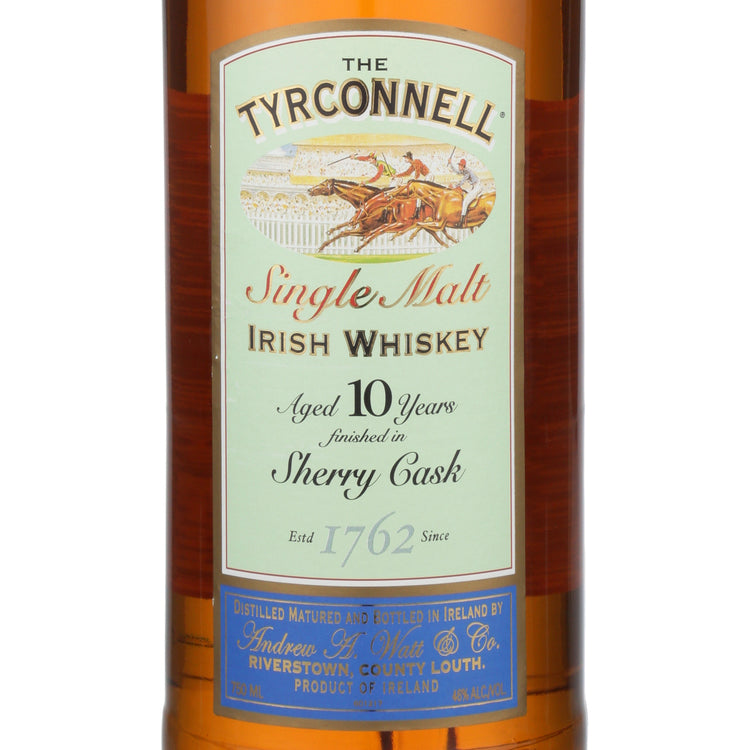 The Tyrconnell Single Malt Irish Whiskey Sherry Cask Finish 10 Yr 92 - 750ML - Front Label