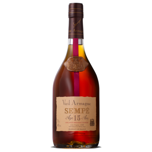 Sempe Armagnac 15 Yr 80 - 750ML - Front