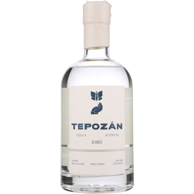 Tepozan Tequila Blanco 80 - 750ML - Front
