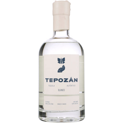Tepozan Tequila Blanco 80 - 750ML - Front