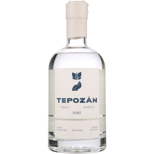 Tepozan Tequila Blanco 80 - 750ML - Front
