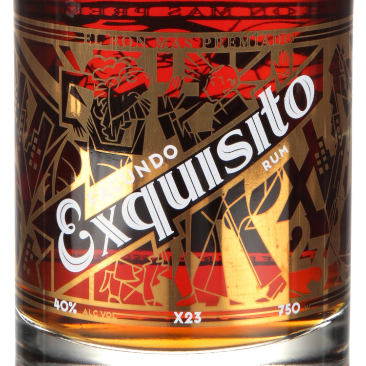 Facundo Aged Rum Exquisito 80 - 750ML - Front Label