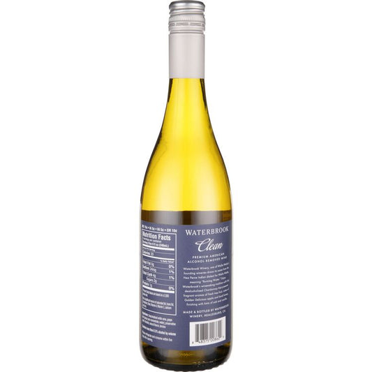 Waterbrook Chardonnay Clean Alcohol Removed Wine - 750ML