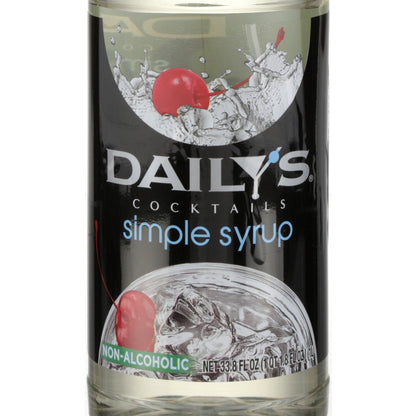 Daily's Simple Syrup - 1.0L - Front Label