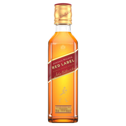 Johnnie Walker Blended Scotch Red Label 80 Square Bottle - 200ML - Front