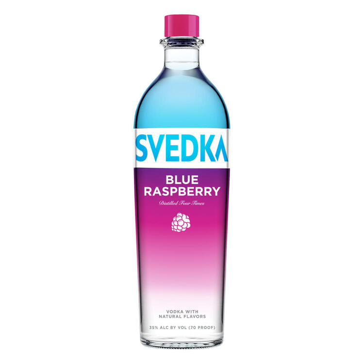 Svedka Blue Raspberry Flavored Vodka 70 - 1.0L - Front