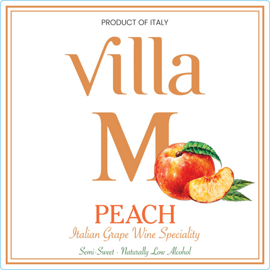 Villa M Moscato Peach - 750ML - Front Label