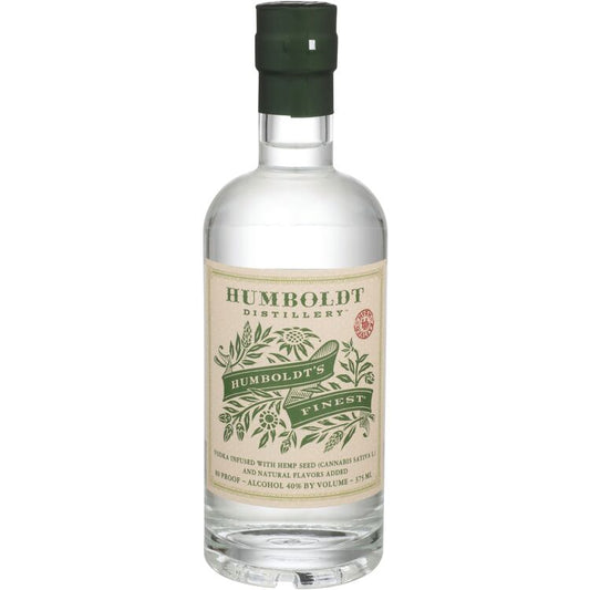 Humboldt Distillery Vodka Infused With Hemp Seed Humboldt'S Finest 80 - 375ML