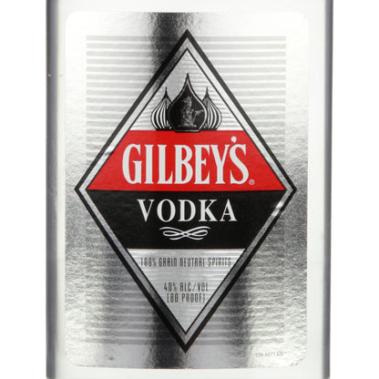 Gilbey's Vodka 80 - 375ML - Front Label