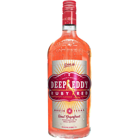 Deep Eddy Ruby Red Grapefruit Flavored Vodka 70 - 1.75L - Front