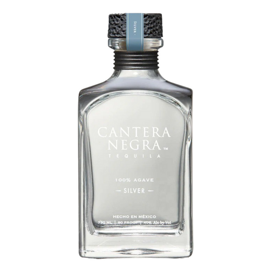 Cantera Negra Tequila Silver 80 - 750ML