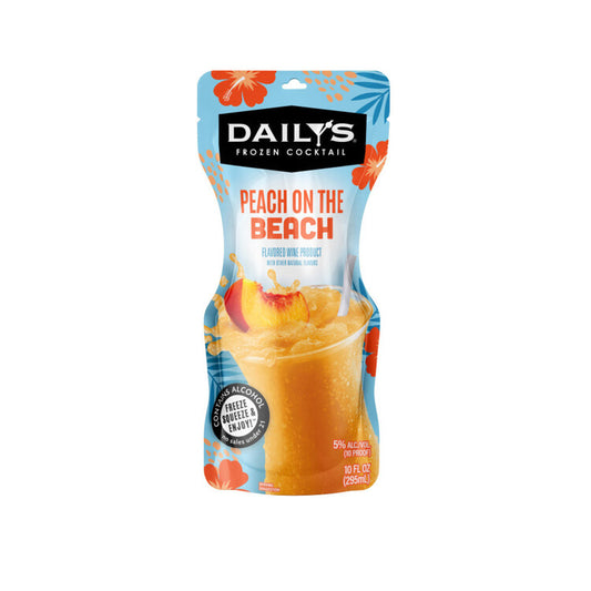 Daily's Peach On The Beach Wine Based Cocktail - 10 Z - Front