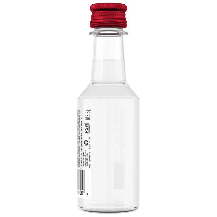 Smirnoff Vodka Cherry Flavored 60 - 50ML - Back