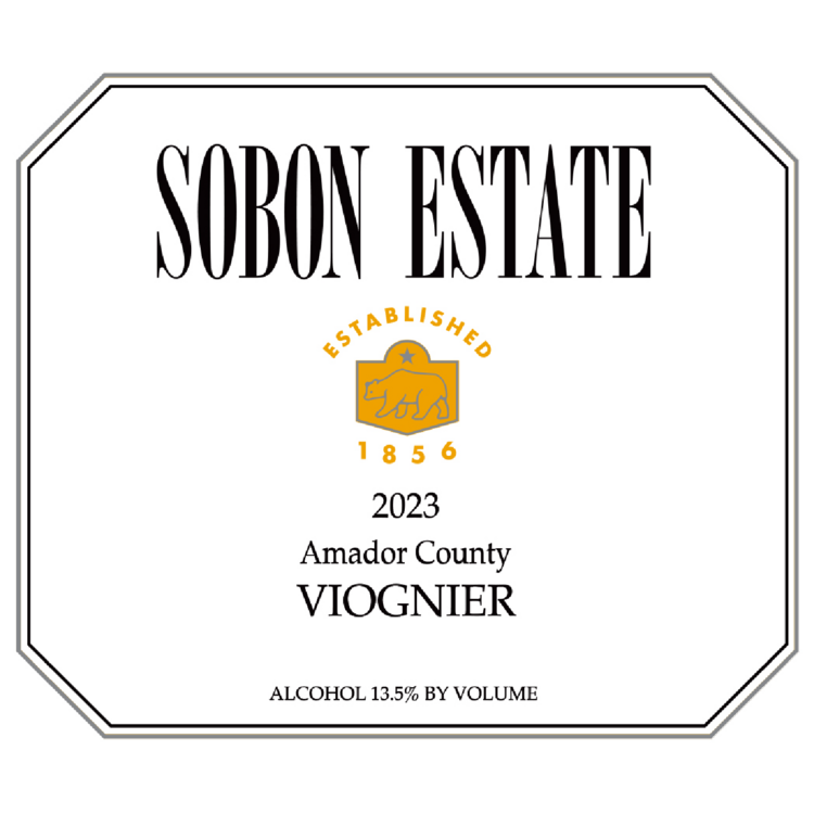 Sobon Estate Viognier Amador County 2023 - 750ML