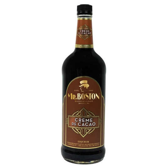 Mr. Boston Creme De Cacao Dark 30 - 1.0L - Front